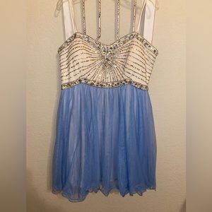 Strapless Homecoming Dress
